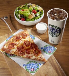 One Slice, Small Salad & Small Drink 