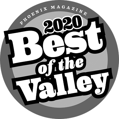 Best Pizza 2020 award badge