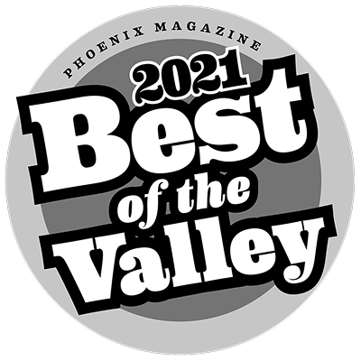 Phoenix Magazine "Best of the Valley" 2021 award badge