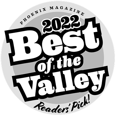 Phoenix Magazine "Best of the Valley" 2022 award badge