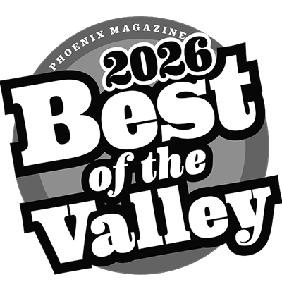 Phoenix Magazine "Best of the Valley" 2026 award badge